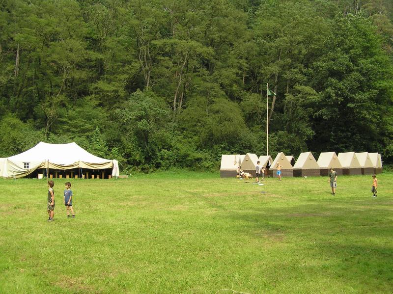 Fotka: Pohled na náš tábor